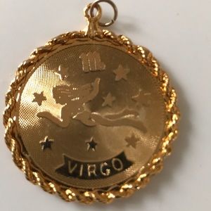 COPY - Vintage Virgo Zodiac/Horoscope Pendant